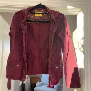 Stylish maroon jacket
